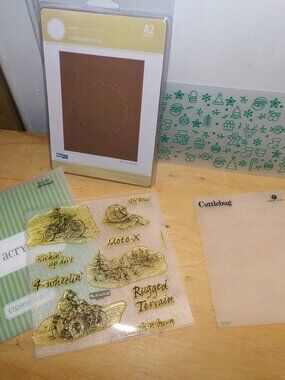 Embossing Folders & Stamps Set Bundle